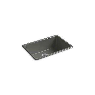 Kohler 5708-58- Iron/Tones® 27'' x 18-3/4'' x 9-5/8'' Top-mount/undermount single-bowl kitchen sink | FaucetExpress.ca