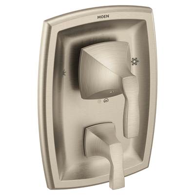 Moen T2690BN- Voss Posi-Temp with Built-in 3-Function Transfer Valve Trim Kit, Valve Required, Brushed Nickel