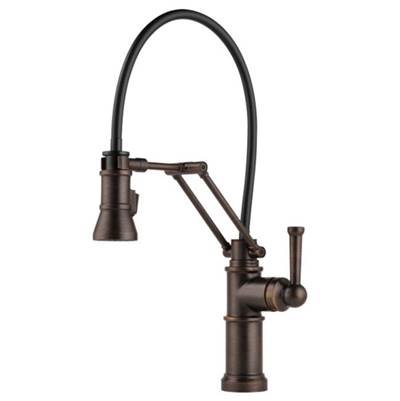 Brizo 63225LF-RB- Single Handle Articulating Arm Kitchen Faucet | FaucetExpress.ca