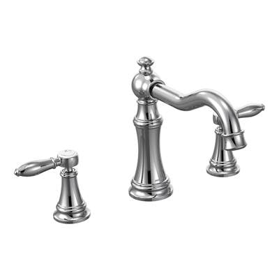 Moen TS22103- Weymouth Two Handle High Arc Roman Tub Faucet