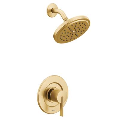 Moen T2262EPBG- Cia Posi-Temp Rain Shower 1-Handle With Eco-Performance Shower Only Faucet Trim Kit In Brushed Gold (Valve Sold Separately)