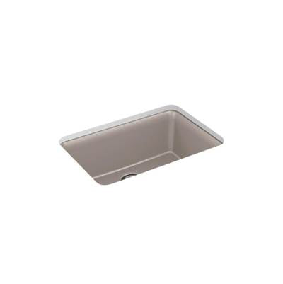 Kohler 28000-CM3- Cairn® 27-1/2'' x 18-5/16'' x 9-1/2'' Neoroc® undermount single-bowl kitchen sink with rack | FaucetExpress.ca