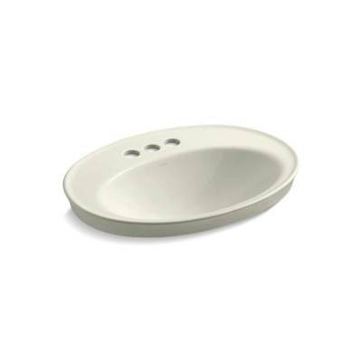 Kohler 2075-4-96- Serif® Drop-in bathroom sink with 4'' centerset faucet holes | FaucetExpress.ca