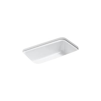 Kohler 5832-5U-0- Bakersfield 31'' x 22'' x 8-5/8'' undermount single-bowl kitchen sink with 5 faucet holes | FaucetExpress.ca