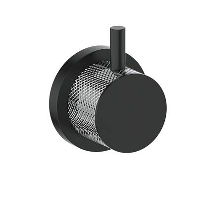 Vogt SV.DA.01.CB- Drava Thermostatic Volume Control Valve and Trim 3/4' Chrome Matte Black