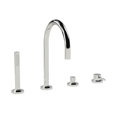 Ca'bano CA3630499- 4 Piece deck mount tub filler with hand spray