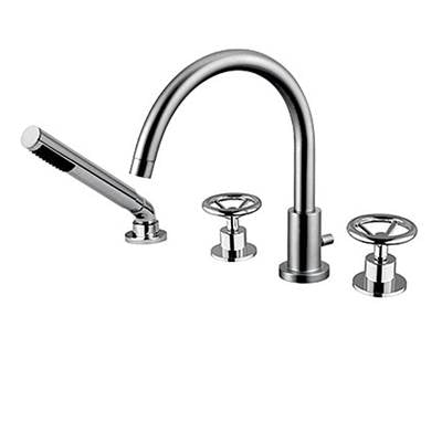 Ca'bano CA6030499- 4 Piece deck mount tub filler with hand spray