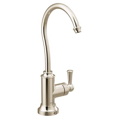 Moen S5510NL- Sip Traditional Cold Water Kitchen Beverage Faucet with Optional Filtration System, Polished Nickel
