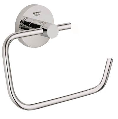 Grohe 40689001- Essentials Toilet Paper Holder without Cover | FaucetExpress.ca