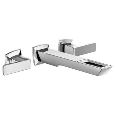 Brizo T65886LF-PC-ECO- Two Handle Wall Mount Lavatory Faucet | FaucetExpress.ca