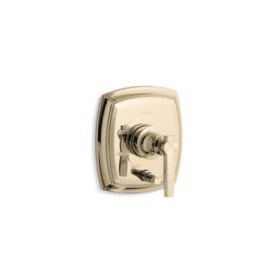 Kohler T98759-4-AF- Margaux® Rite-Temp(R) pressure-balancing valve trim with push-button diverter and lever handles, valve not included | FaucetExpress.ca