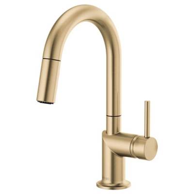 Brizo 63975LF-GLLHP- Odin Pull-Down Prep Faucet with Arc Spout - Handle Not Included