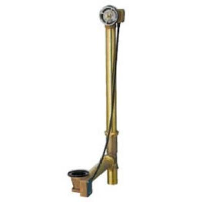 Geberit 151.450.00.1- Geberit bathtub drain with TurnControl handle actuation, rough-in unit 17-24'' Brass | FaucetExpress.ca