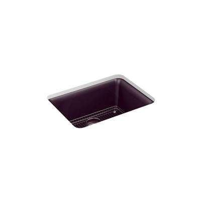 Kohler 28001-CM8- Cairn® 24-1/2'' x 18-5/16'' x 9-1/2'' Neoroc® undermount single-bowl kitchen sink with rack | FaucetExpress.ca