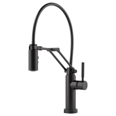 Brizo 64221LF-BL- Single Handle Articulating Arm Kitchen Faucet With Smarttouc | FaucetExpress.ca