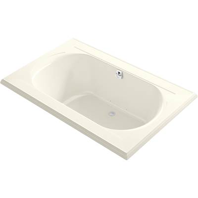 Kohler 1170-GHW-96- Memoirs 66-in X 42-in Heated Bubblemassage Air Bath With Bask And Center Rear Drain | FaucetExpress.ca