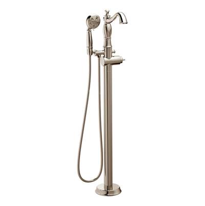 Delta T4797-PNFL-LHP- Floor Mount Tub Filler | FaucetExpress.ca