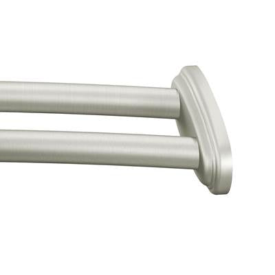 Moen DN2141BN- Curved Shower Rods Brushed Nickel Adjustable Curved Shower Rod