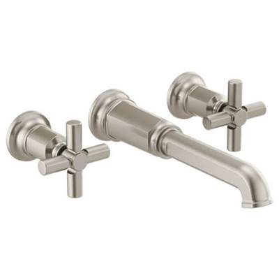 Brizo T70476-NKLHP- Invari Two-Handle Wall Mount Tub Filler - Less Handles