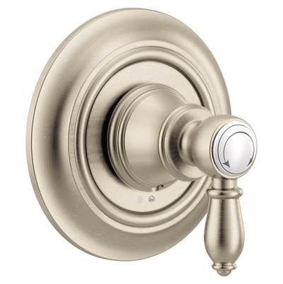 Moen UTS32205BN- Weymouth 1-Handle M-CORE Transfer Valve Trim Kit in Brushed Nickel (Valve Not Included)