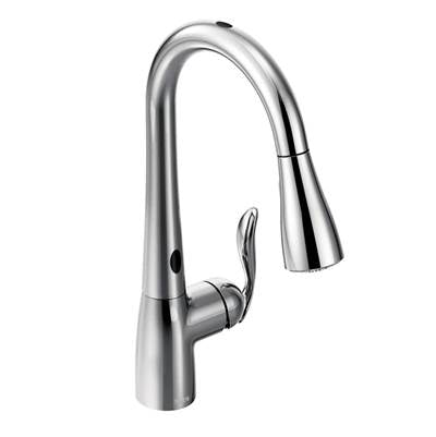 Moen 7594EC- Arbor Single-Handle Pull-Down Sprayer Touchless Kitchen Faucet with MotionSense in Chrome