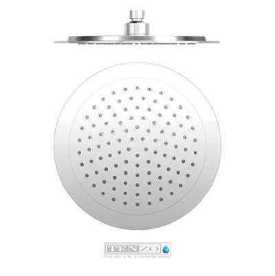 Tenzo PVTS-09-R-CR - Shwr Head Round 23Cm [9In] Pvc Chrome