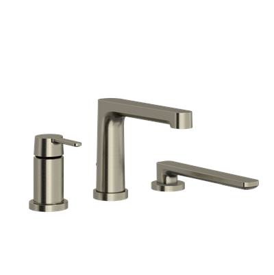 Riobel TNB16BN- 3-Piece Type P (Pressure Balance) Deck-Mount Tub Filler With Handshower Trim