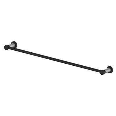 Vogt BA.0408.CB- Drava Single Towel Bar Chrome Matte Black