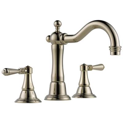 Brizo 65336LF-PN-ECO- Two Handle Widespread Lavatory Faucet