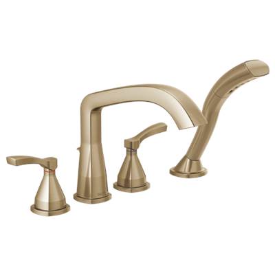 Delta T4776-CZ- Four Hole Roman Tub Trim      Shower 2L | FaucetExpress.ca