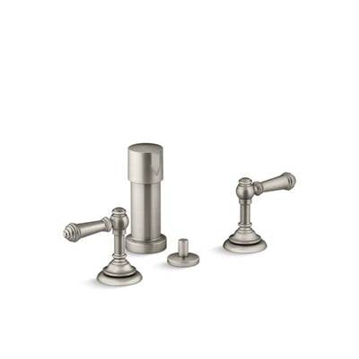 Kohler 72765-4-BN- Artifacts® Widespread bidet faucet with lever handles | FaucetExpress.ca