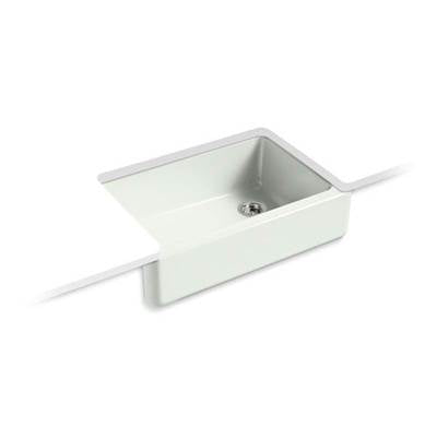 Kohler 5827-FF- Whitehaven® 32-11/16'' x 21-9/16'' x 9-5/8'' Undermount single-bowl farmhouse sink | FaucetExpress.ca