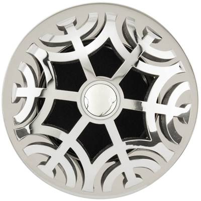 Linkasink D011 - Maze Grid Strainer with White Stone Screw