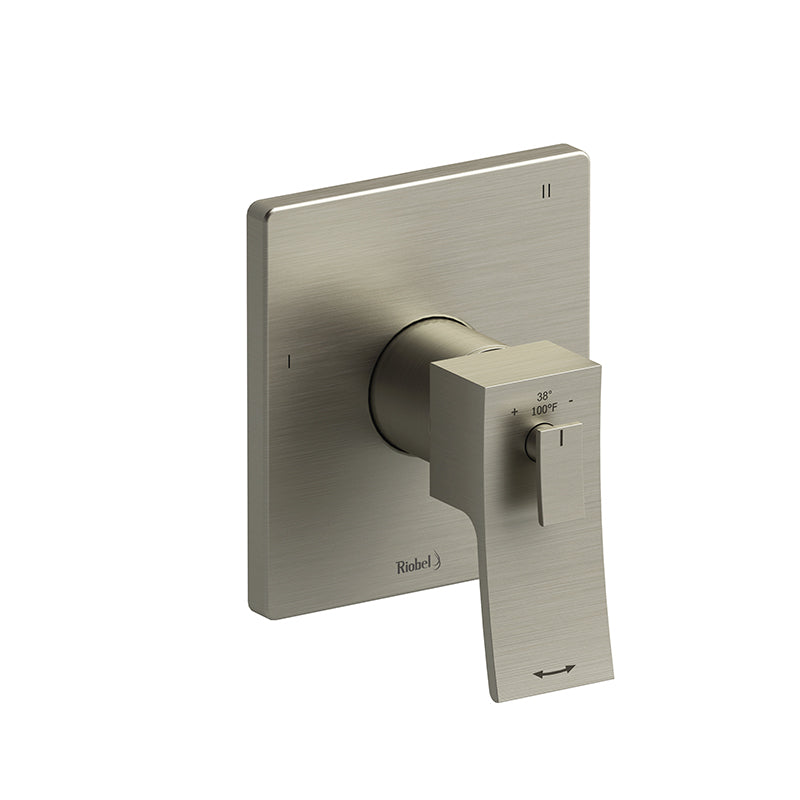 Riobel TZOTQ47BN- 3-way no share Type T/P (thermostatic/pressure balance) coaxial valve trim | FaucetExpress.ca