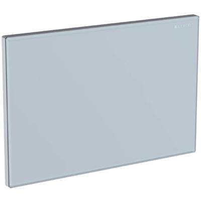 Geberit 115.082.SI.1- Geberit cover plate Omega: glass white | FaucetExpress.ca