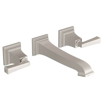 American Standard 7455451.295- Town Square S 2-Handle Wall Mount Faucet 1.2 Gpm/4.5 L/Min With Lever Handles
