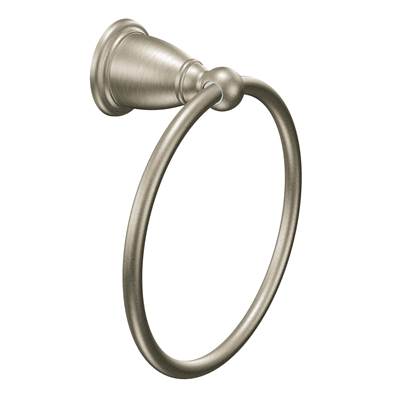 Moen YB2286BN- Brantford Brushed Nickel Towel Ring - FaucetExpress.ca