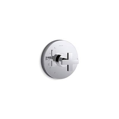Kohler TS73115-3-CP- Composed® Rite-Temp(R) valve trim with cross handle | FaucetExpress.ca