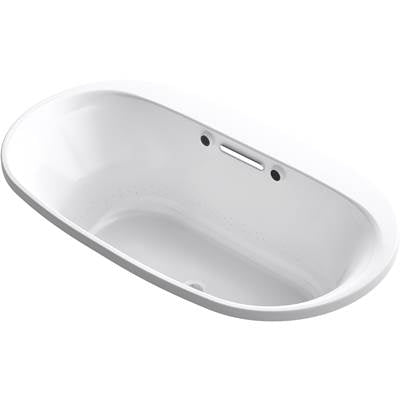 Kohler 5716-GHW-0- Underscore Oval 66-in X 36-in Heated Bubblemassage Air Bath With Bask | FaucetExpress.ca
