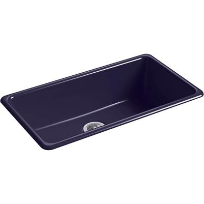 Kohler 5707-DGB- Iron/Tones® 33'' x 18-3/4'' x 9-5/8'' Top-mount/undermount single-bowl kitchen sink | FaucetExpress.ca