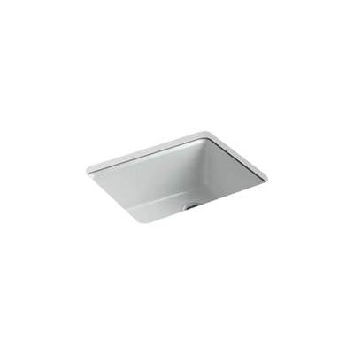 Kohler 5872-5UA1-95- Riverby® 25'' x 22'' x 9-5/8'' undermount single-bowl kitchen sink with rack | FaucetExpress.ca