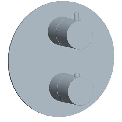 Aqualem HW2316.TR-ABM- 3/4'' 3-Way Thermostatic Valve Trim (Rough-In Valve Req.: HW2300.RI) - FaucetExpress.ca