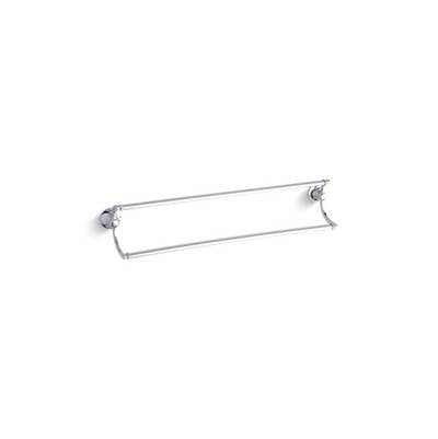 Kohler 11413-CP- Bancroft® 24'' double towel bar | FaucetExpress.ca