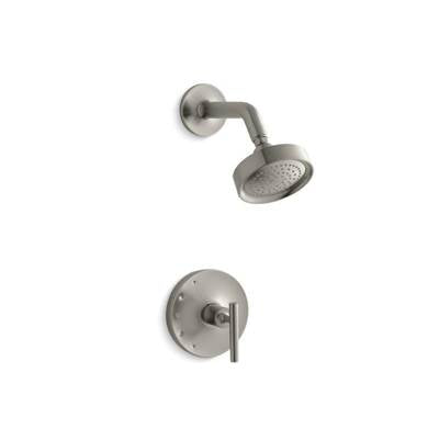 Kohler TS14422-4-BN- Purist® Rite-Temp® shower trim with lever handle and 2.5 gpm showerhead | FaucetExpress.ca