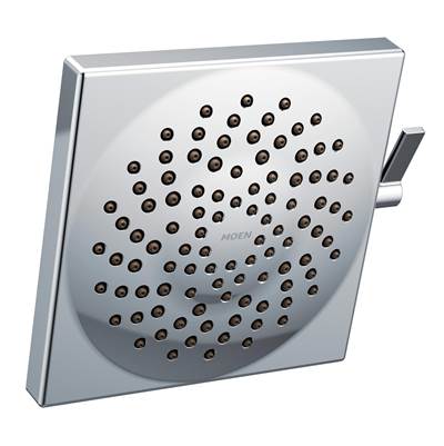 Moen S6345- Velocity 2-Spray 8.5 in. Square Rainshower Showerhead Featuring Immersion in Chrome