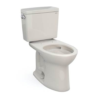 Toto CST776CSFG#12- Toto Drake Two-Piece Elongated 1.6 Gpf Universal Height Tornado Flush Toilet With Cefiontect Sedona Beige