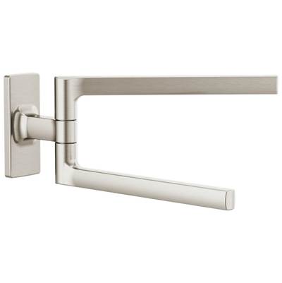 Brizo 694707-NK - 8" Mini Pivoting Towel Bar