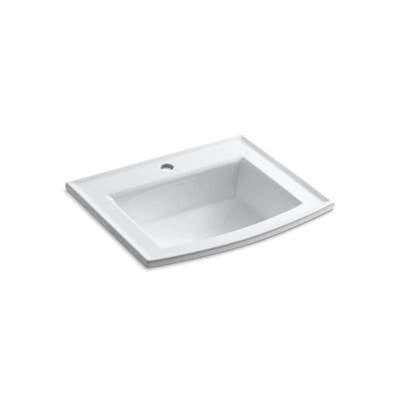 Kohler 2356-1-0- Archer® Drop-in bathroom sink with single faucet hole | FaucetExpress.ca