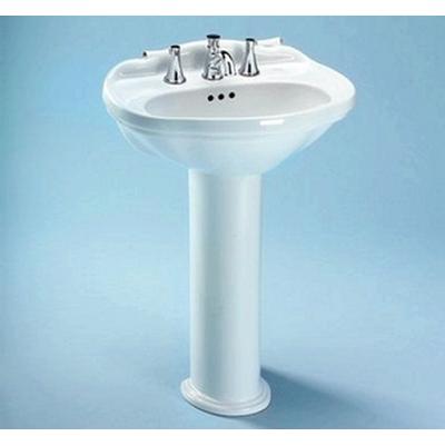 Toto LT754#01- Whitney Pedestal Lavatory Single Hole - Cotton | FaucetExpress.ca