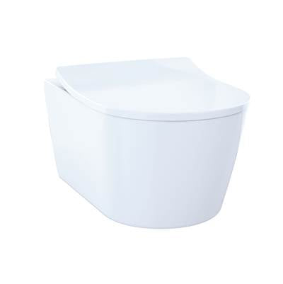 Toto CWT427227CMFG#WH- Rp Compact Wall Hung Bowl Kit 1.28/0.9 Gpf W White Push Plat